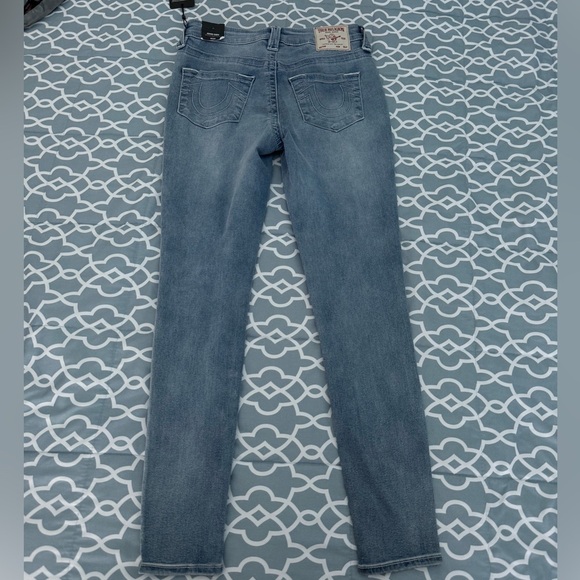 NWT True Religion Jennie Curvy Mid Rise Super Skinny Jean - Picture 3 of 5